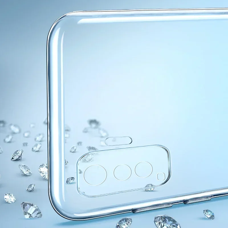 Crystal Clear Protective Phone Case - Soft TPU Transparent Back Cover