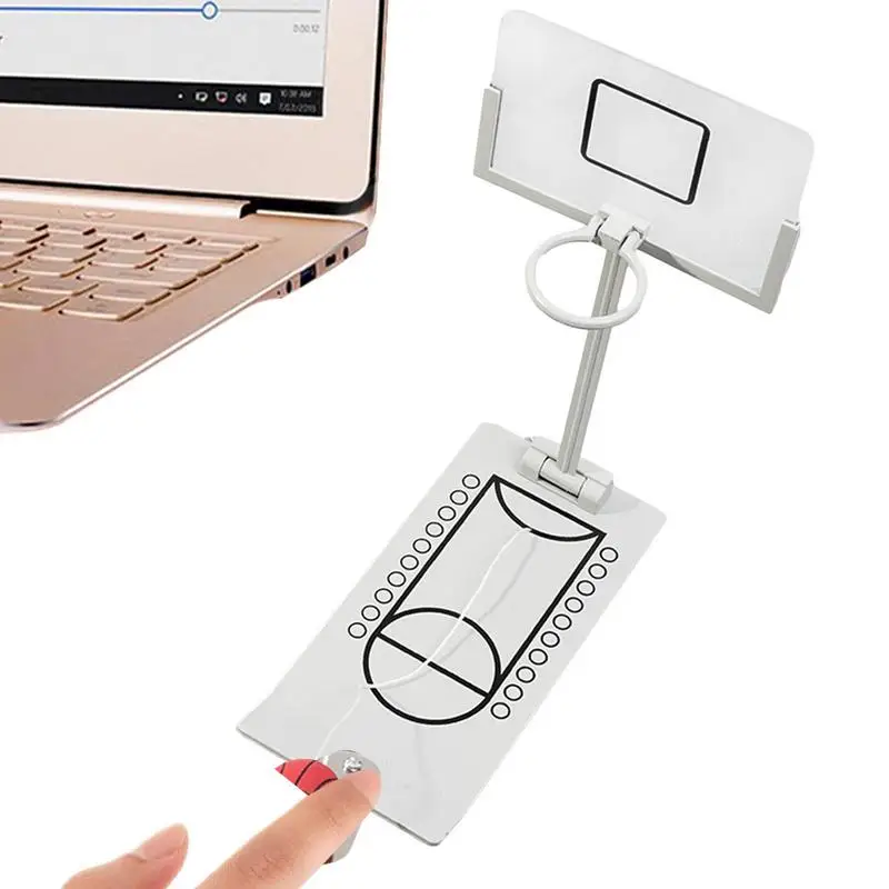

Tabletop Basketball Game Catapult Basketball Desktop Table Game Folding Design With Rope Connection And Stacking Process For