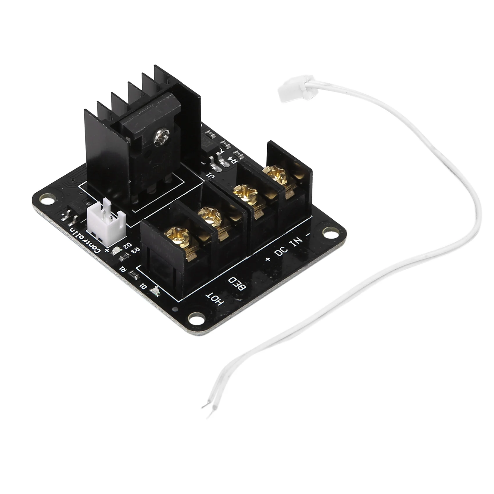 

3D Printer hotbed MOSFET expansion module inc 2pin lead Black