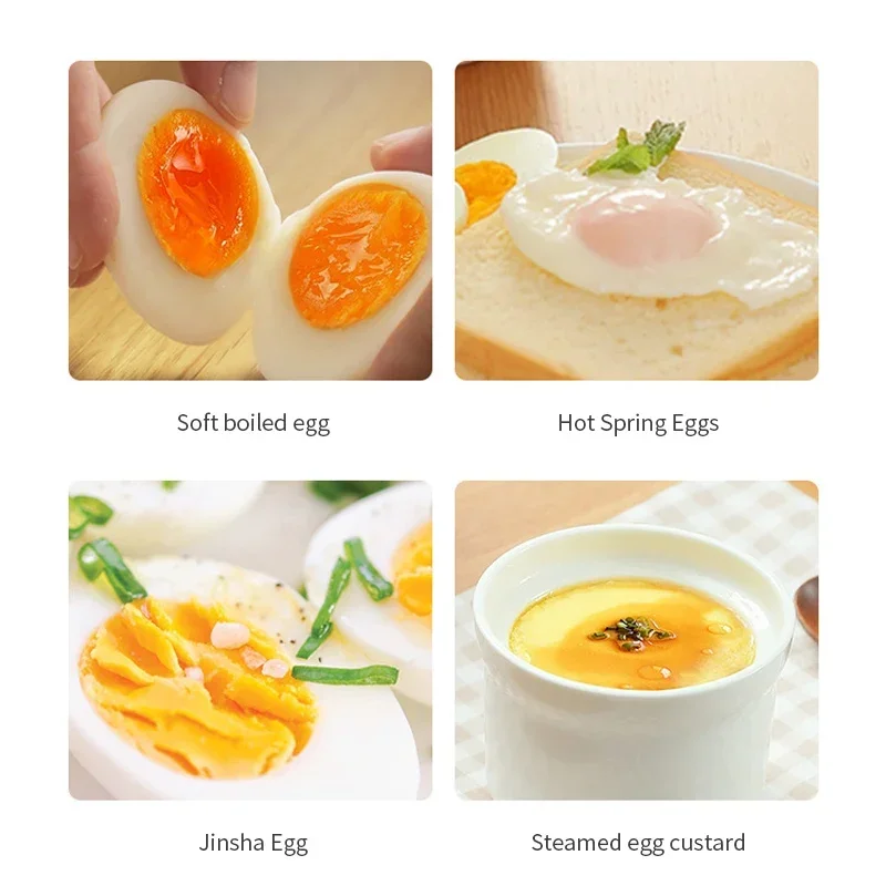MultiFunction Rapid Electric Egg Cooker 4 Eggs Boiler Steamer  Auto-Off Generic Omelette Cooking Tools Kitchen Utensil Breakfast 4