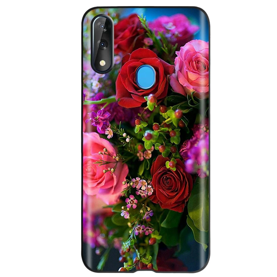 Cute Painted Soft Silicone Phone Case with Matte Bumper Back Cover