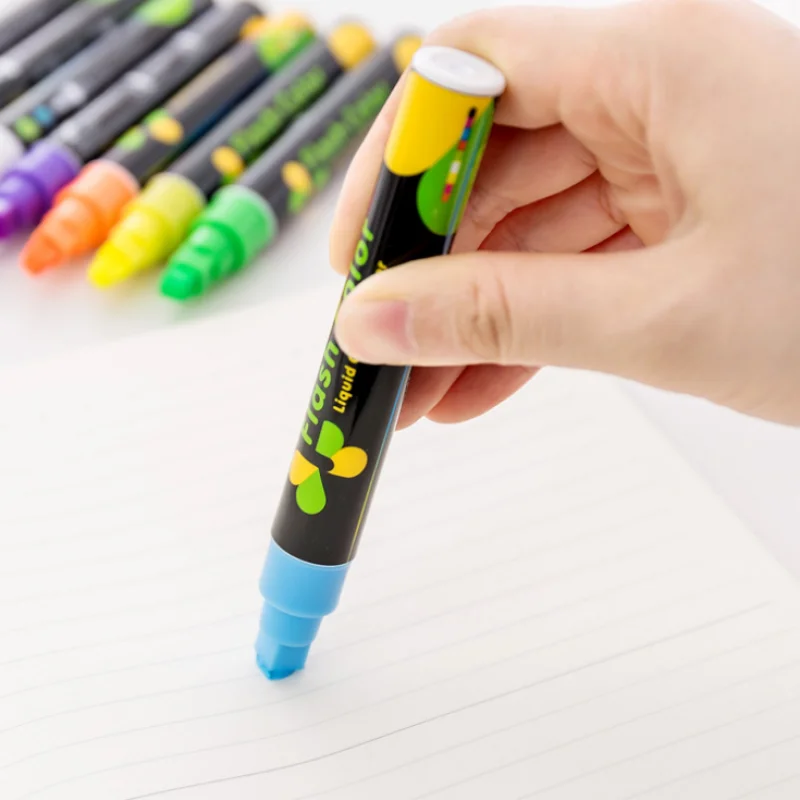 8 Color 6mm Liquid Chalk Erasable Highlighter Fluorescent Marker Pen Whiteboard Graffiti LED Advertisement Chalkboard