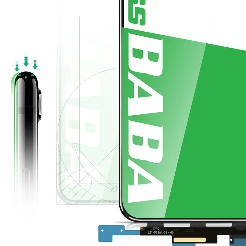 G+OCAPRO Glass BABA Touch Screen Glass with OCA for iPhone X Xs Max 11 12 Pro 11Pro Max Screen Outer Replacement