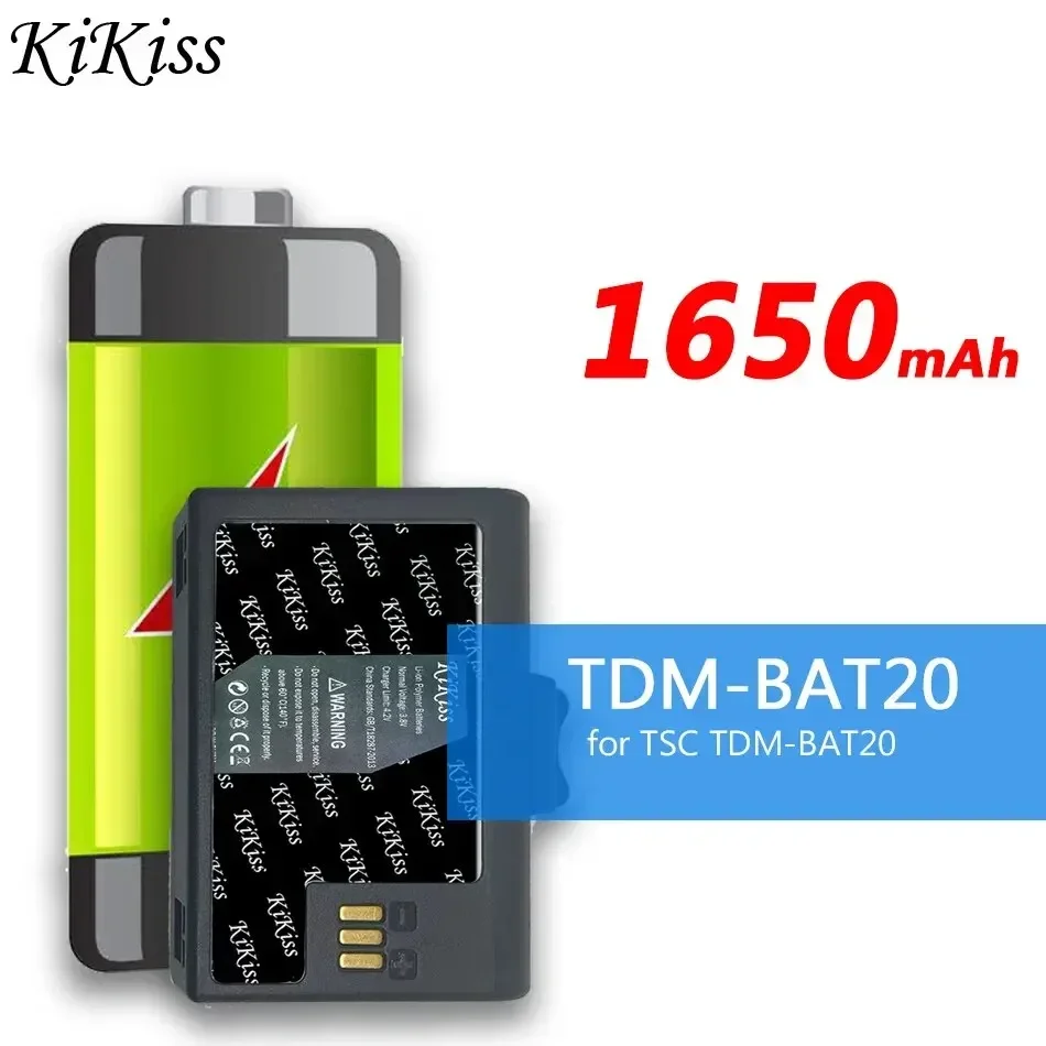 

Аккумулятор KiKiss TDMBAT20 1650 мАч для TSC TDM-BAT20, сменная батарея