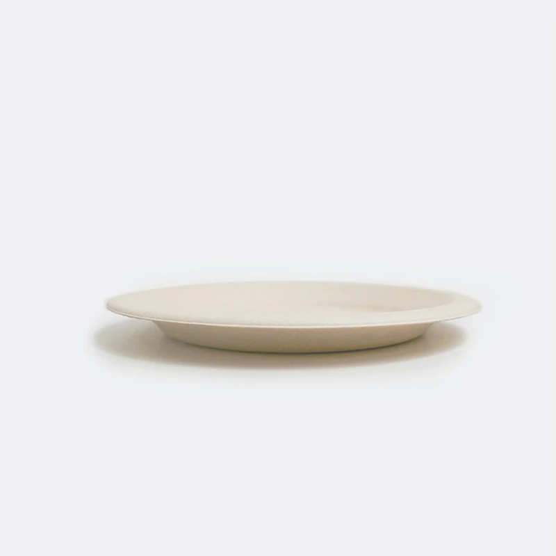 10Pcs/Set Disposable Bamboo Wooden Plates Birthday Wedding Party Tableware Supplies Fruit Dessert Cake Plates Kitchen Flatware