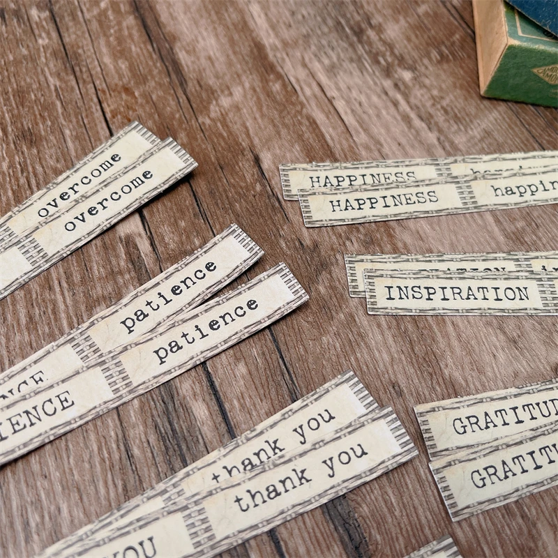 Vintage English Typewriter Word Stickers TimHoltz style DIY Scrapbook Collage Diary Photo Album Gift Decoration cartoon stickers,decorative stickers,self adhesive stickers,custom stickers,stationery stickers,anime stickers,air blower vacuum,paper stickers,adhesive stickers,decorative labels stickers