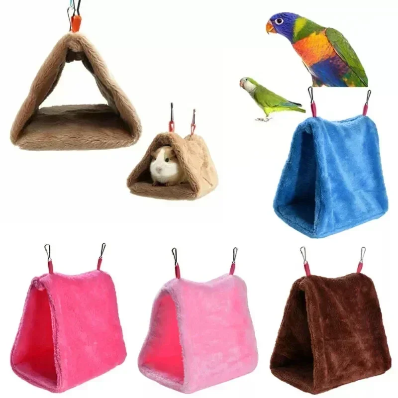 Bird House Pet Birds Parrot Cages Warm Bird Nest Hammock Hanging Tent Bed Birds Sleeping Cage Decoration Accessories bird house bird cage bird cage accessories bird sleeping bed bird nest