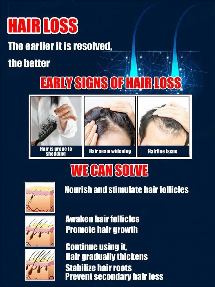 Natural Hair Growth Oil Effective Hair Growth Products For Men Women Scalp Nourishing Care Loss Solution hair growth serum