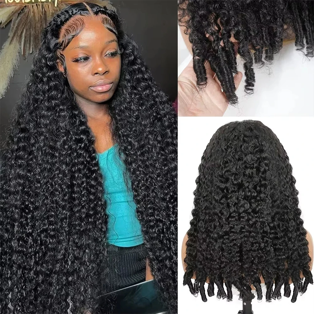 220 Density Burmese Curly Wig Human Hair Deep Wave Lace Front Wig 13x6 Hd Lace Human Hair Wigs Pre Plucked Brazilian 30 40 Inch 3