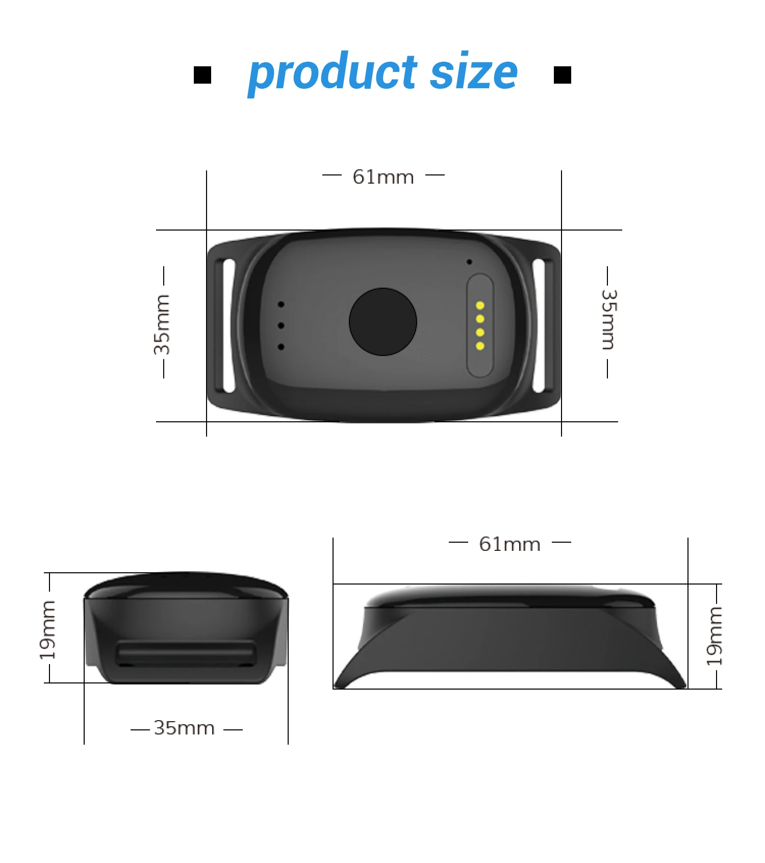 EV-201 Eview Historical Route Dog Activity Monitoring 4G Pet GPS Tracker With Fluorescent Adjustable Nylon Collars