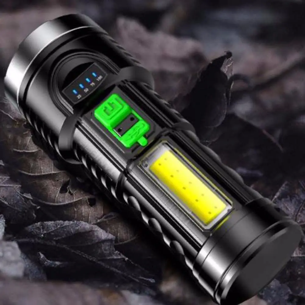 

Strong Light Small LED Light Night Fishing Outdoor USB Rechargeable Camping Lights Xenon Lamp Flashlight Lamp