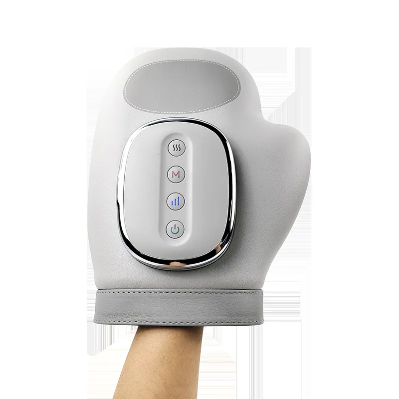 Cordless Hand Massager with Heat and Compression Electric Portable Wrist & Finger Massager 5-Level Adjustable Pressure Best Gift
