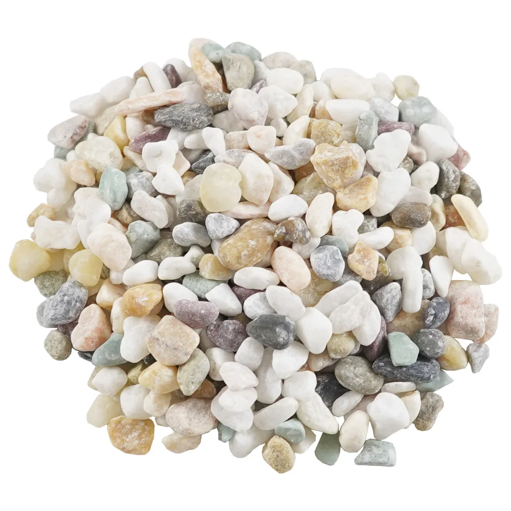 Natural Mini Assorted Polished River Sand Stones Rocks Plant Pebbles Garden Walk Stones Outdoor Gravel Fish Tank Vase Decorative decorative stones