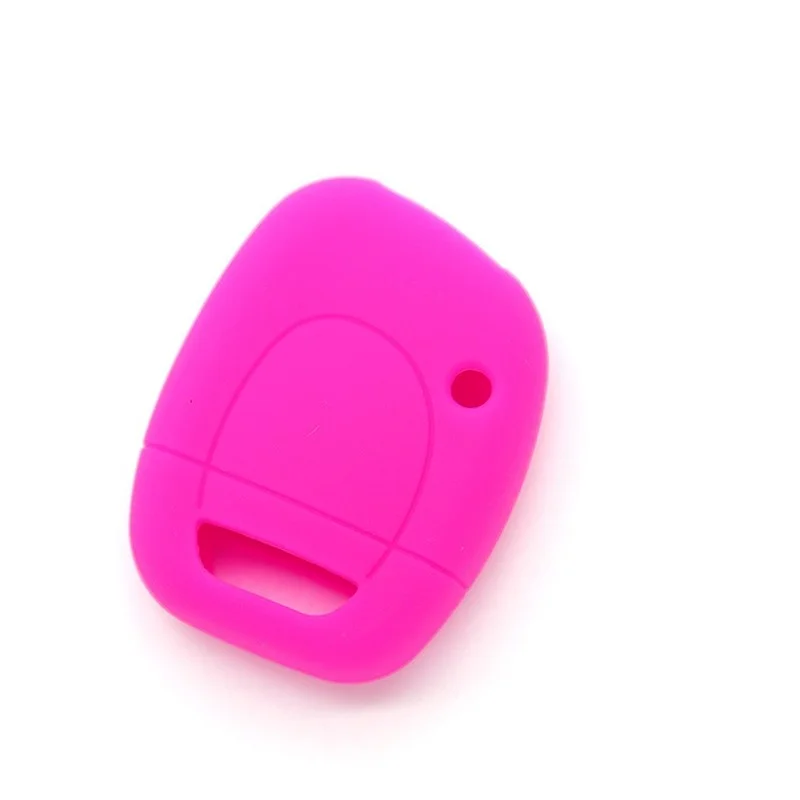 Silicone Key Case Fob Cover for Renault Twingo Clio Kangoo Twingo 1 Button Remote Key Shell Skin Holder Protector key case key case cover remote control case cover