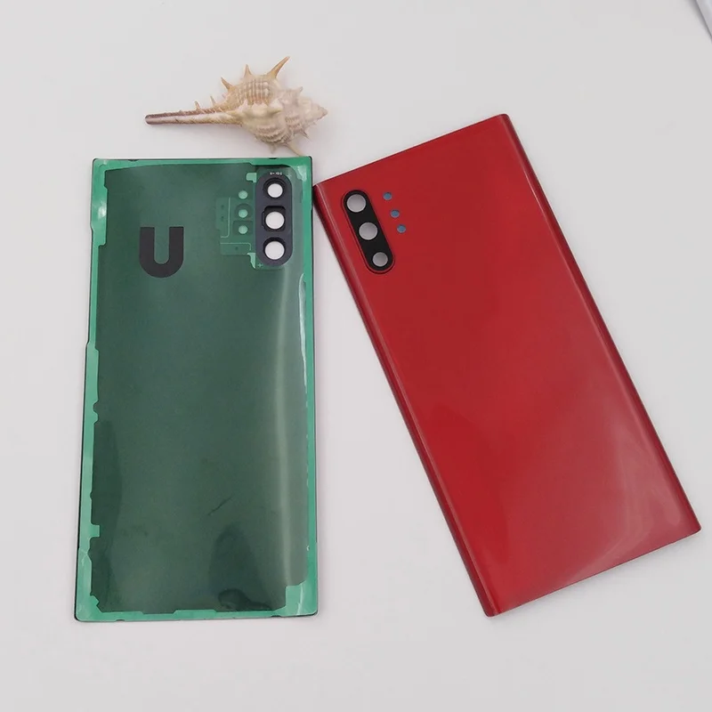 Enhanced Glass Rear Housing Case with Camera Lens for Samsung Galaxy Note10 Series – Back Battery Cover Replacement