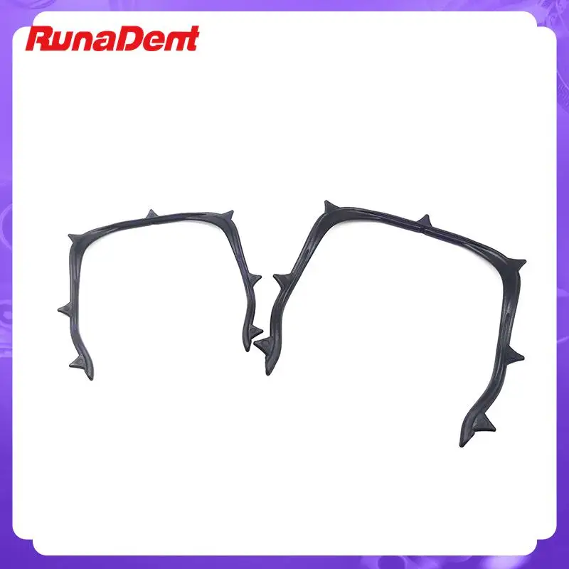 

S/l Black Dental Frame Foldable X-Ray Film Rubber Dam Sheets Hager Carbon Fibre U-Shape + Fold Type