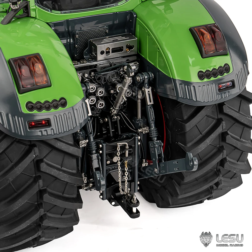 LESU AOUE 1050 1/14 4x4 Metal Hydraulic RC Tractor Car PL18EV Lite XE Radio Light Updated Sound Trucks Vehicle Model Toy for Boy 4