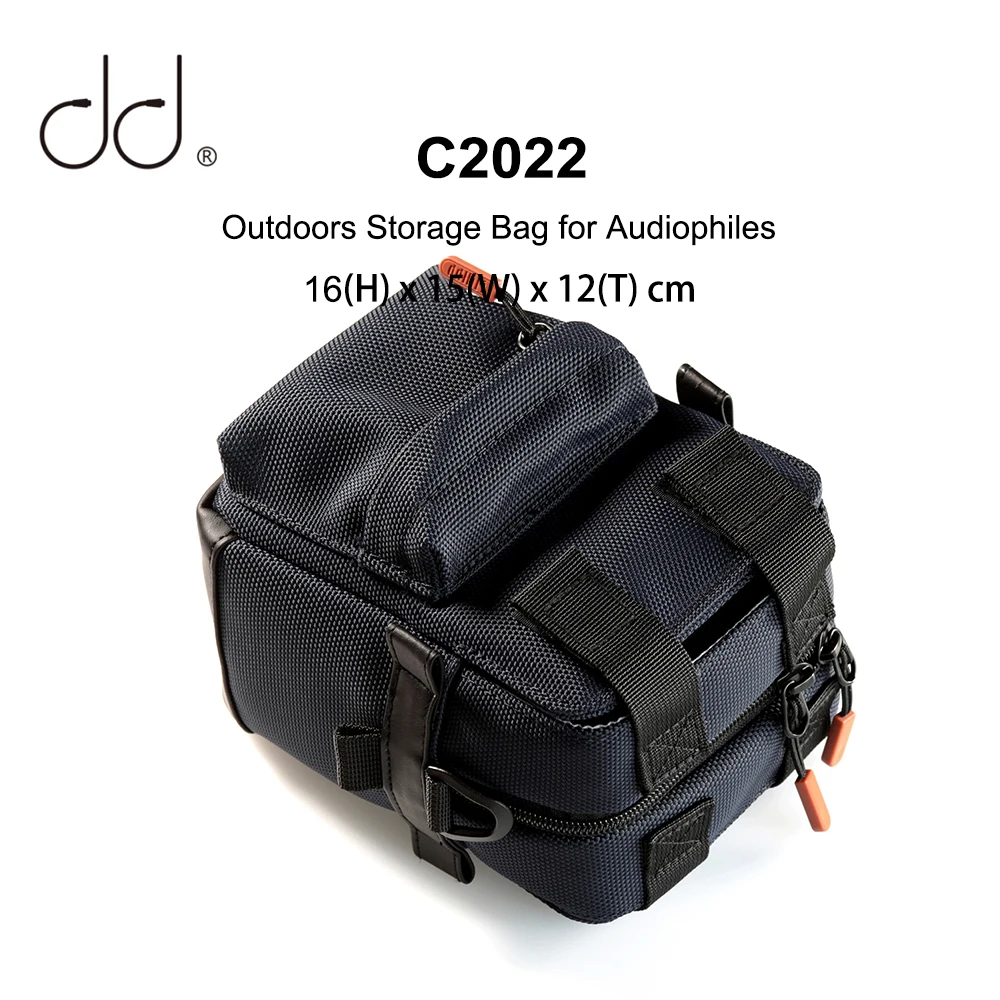 

DD ddHiFi C2022 Outdoors Storage Bag for Audiophiles Dark Blue Carrying Case HIFI Players Earphones DAC Headphone Amplifiers