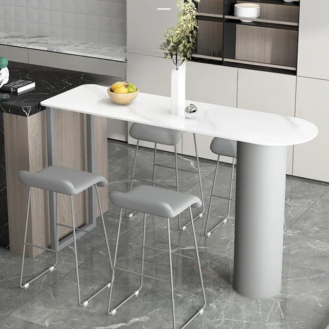 상업 공간을 위한 세련되고 다기능적인 카운터 모바일 바 테이블