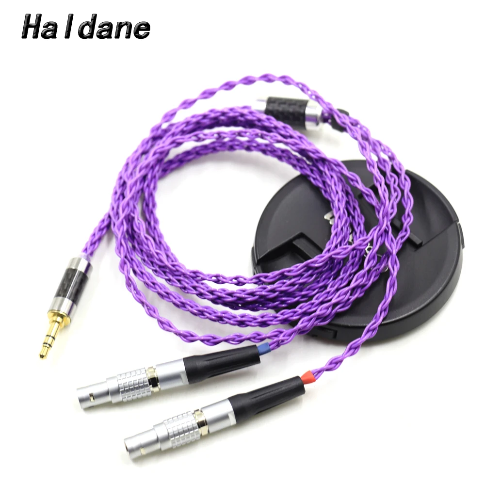 Haldane Rolandpurple Single Crystal Silver Per Focale Utopia Elear Cuffie Sostituisci Cavo Di Aggiornamento