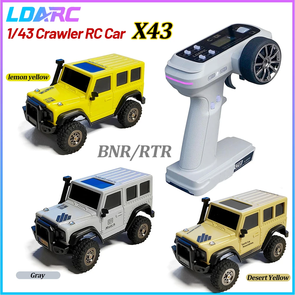 LDARC X43 RTR ミニクローラー　グレー　1/43 ミニッツ LDARC 1:43 Scale Mini RC Crawler RTR RC Rock Truck Hobby