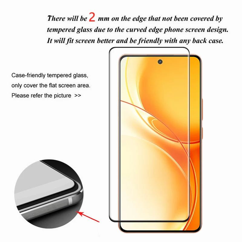 Premium 5G Full Cover 3D Curved Tempered Glass Screen Protector