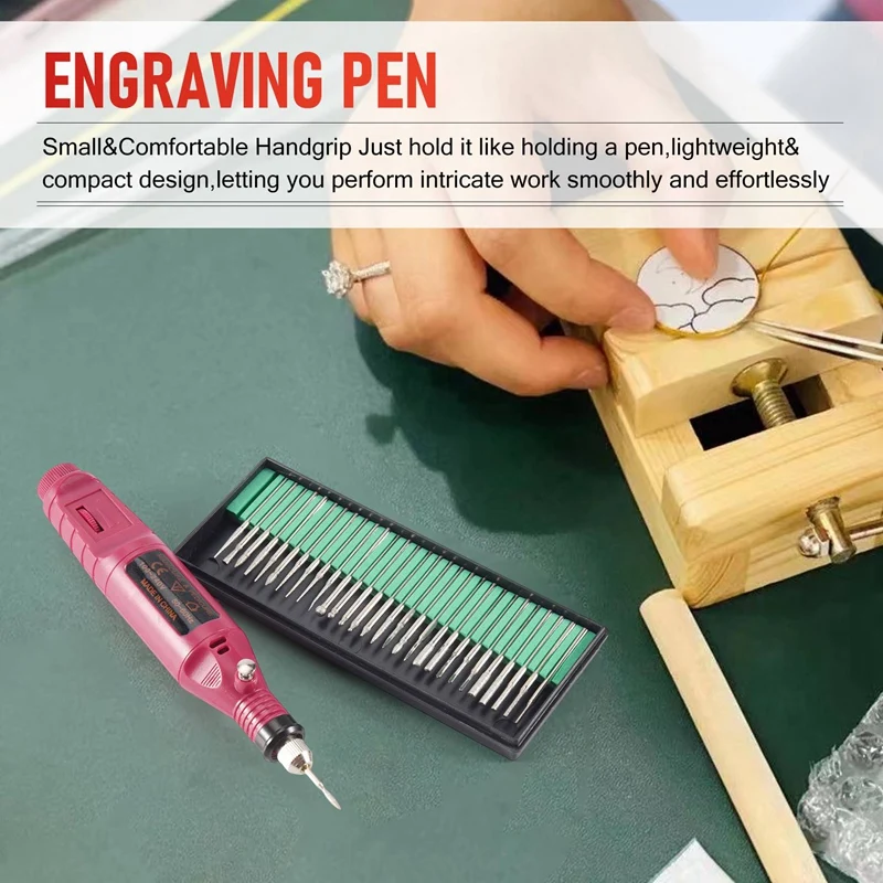 Electric Micro-Engraver Pen Mini Diy Engraving Tool Kit For Metal Glass  Ceramic Plastic Wood Jewelry With Scriber Etcher - AliExpress