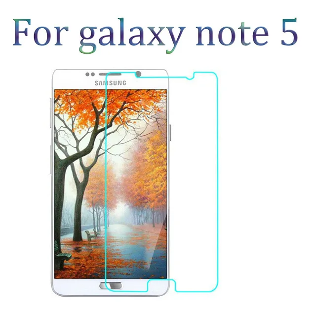 Pellicola Protettiva Da 0.26Mm 2.5D Ecran Proteggi Schermo In Vetro Temperato Di Sicurezza Per Samsung Galaxy Note 5 N9200 Guard Pelicula De Vidro