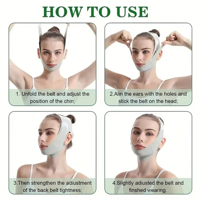Women Face Slimming Bandage V Line Face Shaper Chin Cheek Lift Up Belt Anti Wrinkle Band Facial Massager Beauty Skin Care Tools