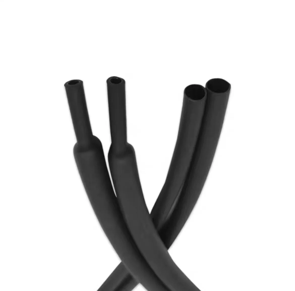 127pcs Black 7 Sizes Assorted Bagged flame-retardant Heat Shrinkable Tube Combination Sets Car Accessories