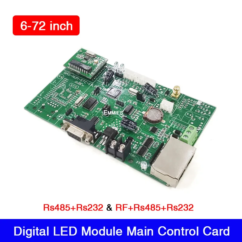 

GAS -NUM-STC ( Gas Sign ) Main Control Card RF + Rs485 + Rs232 & Rs232 + Rs485 Control System or LED Digital Module