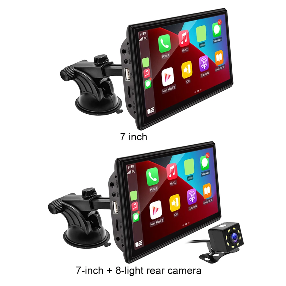 Portable Navigator HD Display Carplay Android Auto Car Intelligent System Mirrorlink 7.0 Inch Touch Screen WiFi Reversing Camera