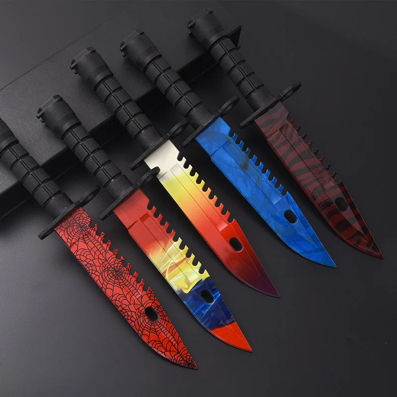 Plastic blockbuster CSGO game peripheral model handicraft toy knife training knife collection