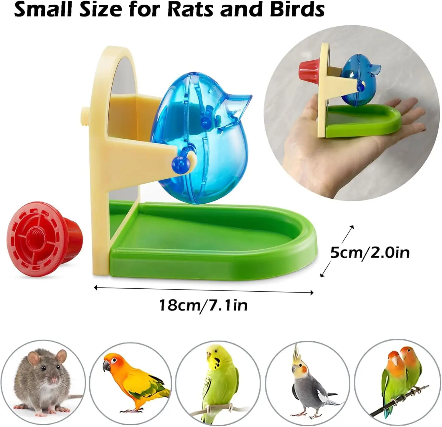 Interactive Foraging Rat Enrichment Puzzle Toy for Intelligence and Treat Dispensing
