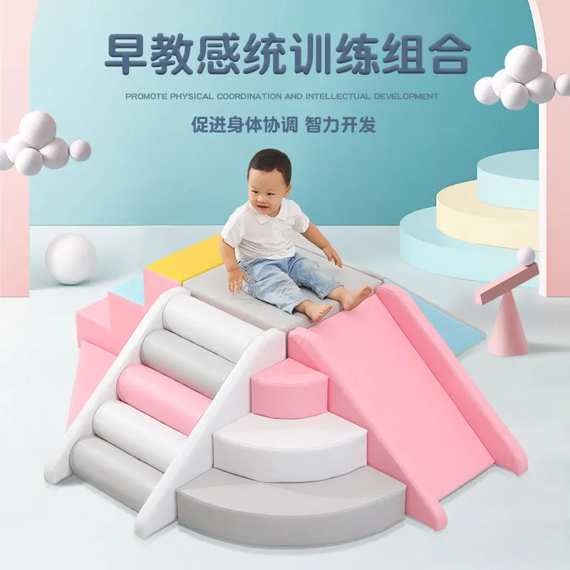 White Softplay Indoor Playgrounds Kids White Indoor Playground Soft Play Equipment