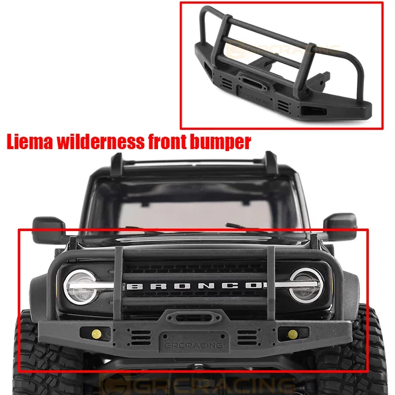 

TRX4M Liema Front Bumper Frame Modified Car Shell for 1/18 RC Crawler Car Traxxas TRX4 Defender Bronco RD110 SCX10 RC4WD D90 DIY