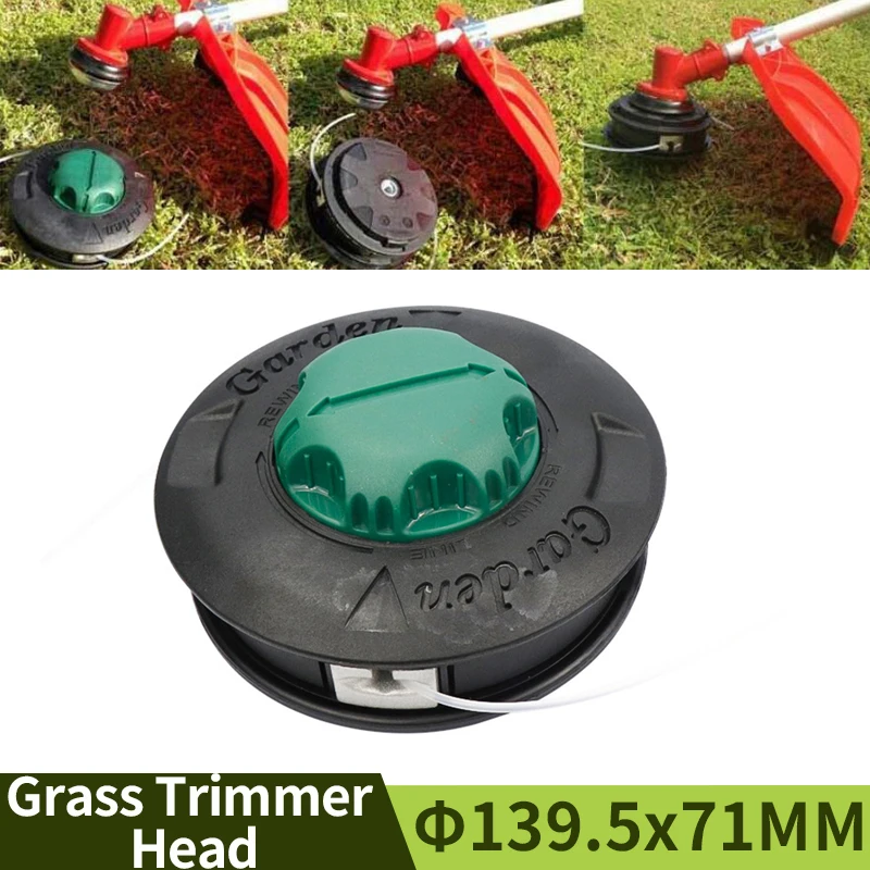 pole hedge trimmer bunnings Nylon Brush Mower Trimmer Head Cutting Head Bump Spool Grass Trimmer 2 Line Cutter Head Thread Line String Saw Grass Brushcutter battery powered string trimmer