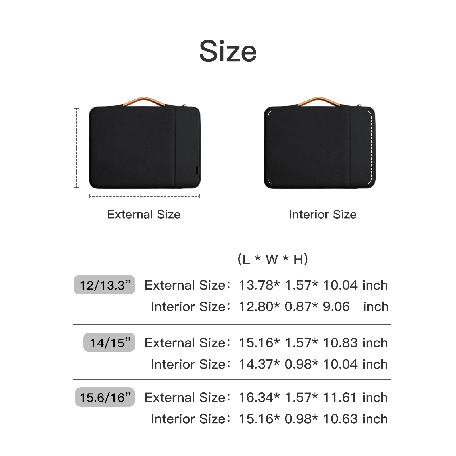 Laptop Case 12 13 15.4 15.6 Polegadas Manga de Transporte para Macbook Air m2 13.3 Pro 14 m1 Capa Huawei Xiaomi hp Dell Lenovo Shell Bolsa - Imagem 6