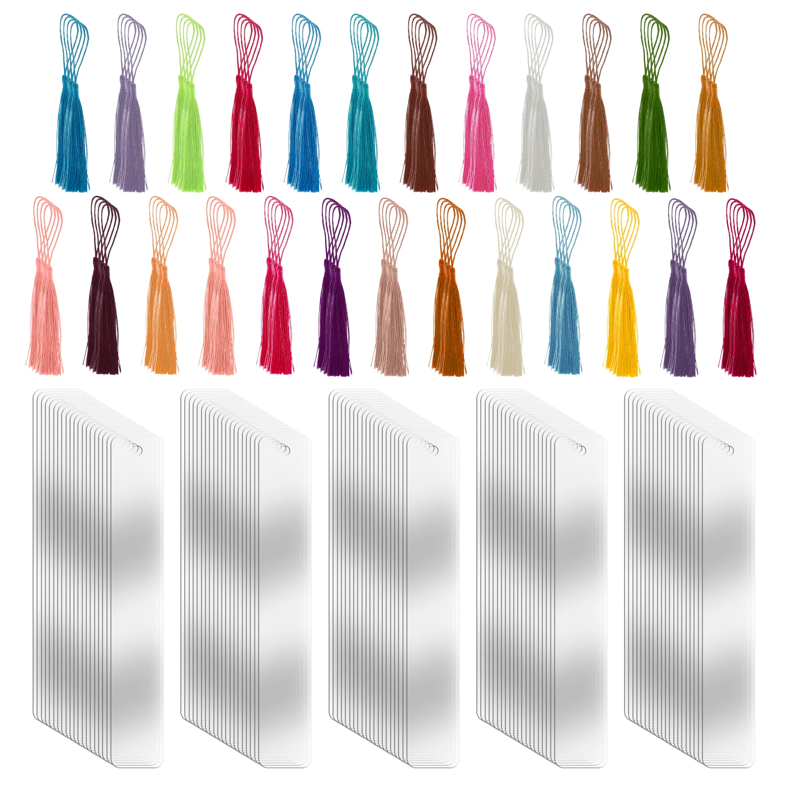 علامات الكتب الأكريليك الشفافة متعددة الوظائف ، عل...