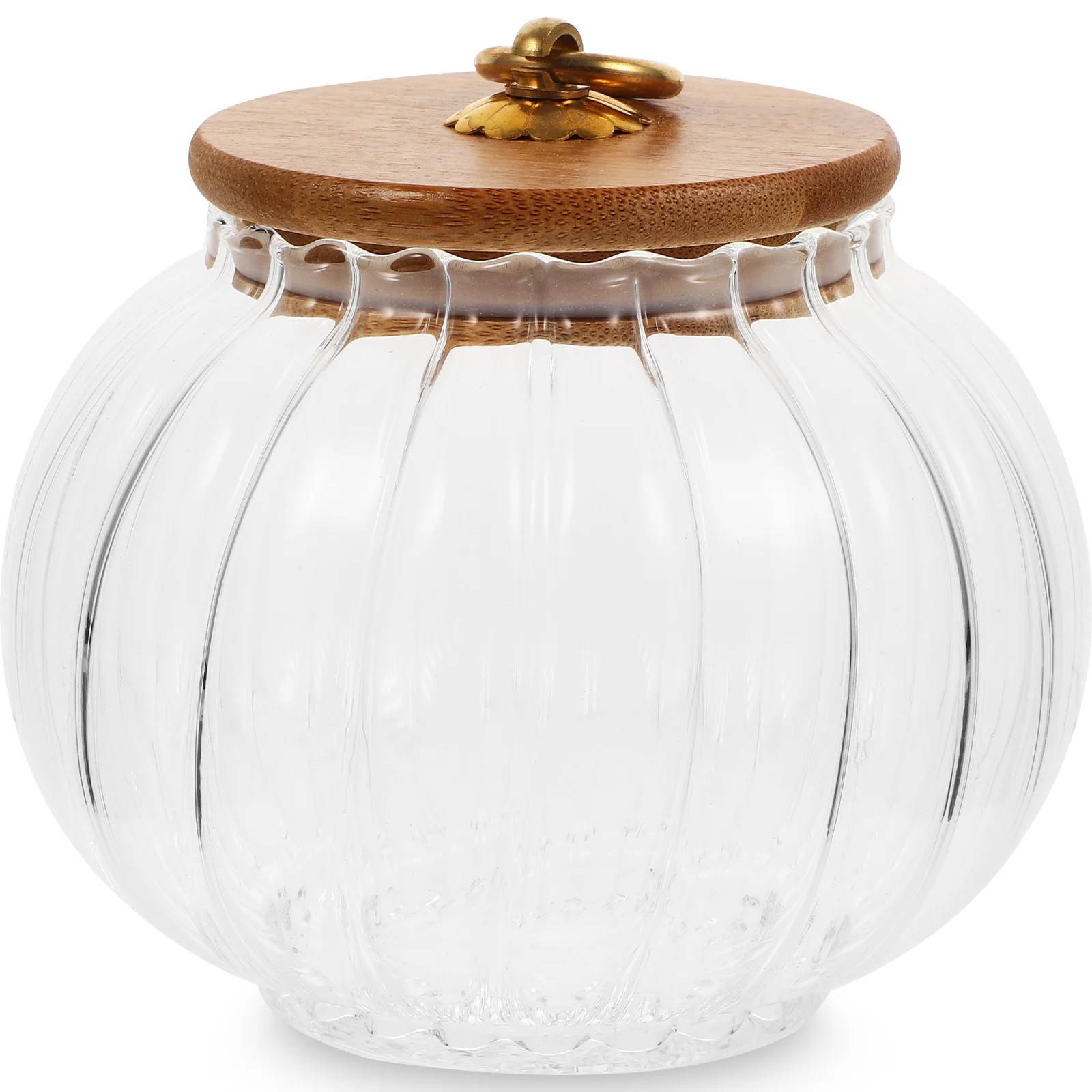 

Pumpkin Glass Jar Candy Sealed Canisters Airtight Jars Grains Storage Dry Fruit