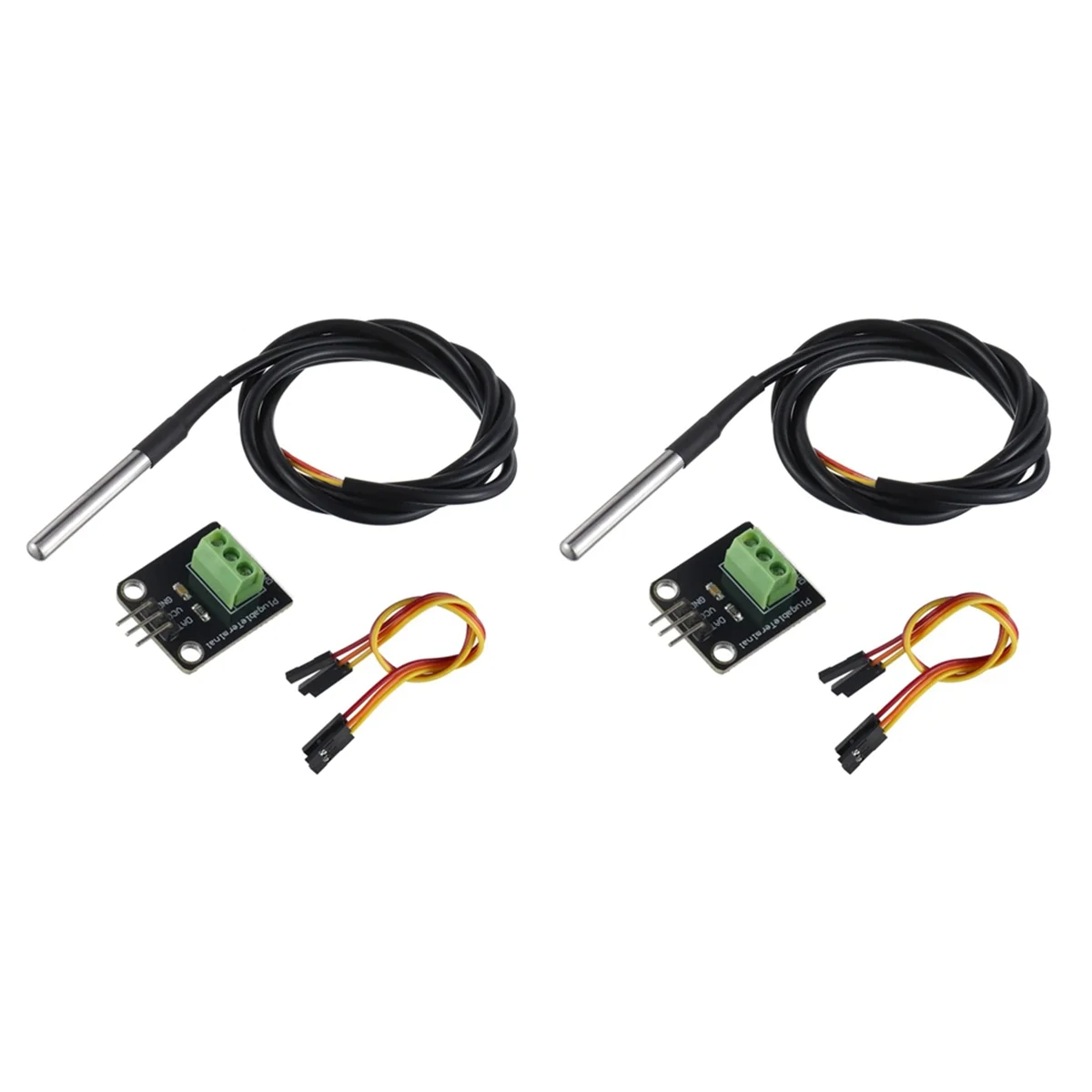 A04R-BOJACK DS18B20 Temperature Sensor Module Kit with Waterproof Stainless Steel Probe for Raspberry Pi