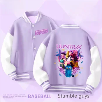 Kpop Kids Baseball Jacket 1