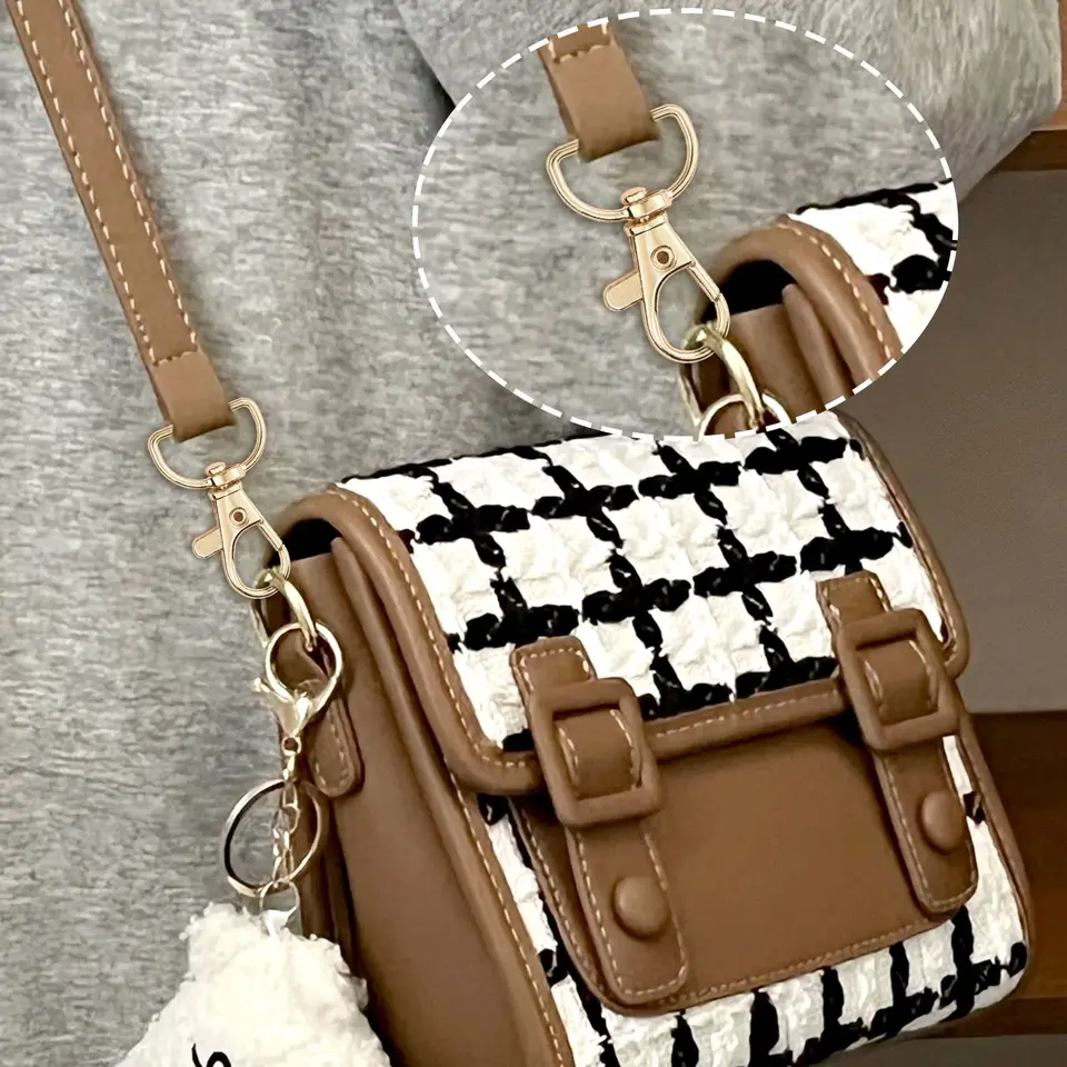 10 Stück vergoldete Karabinerverschlusshaken, 31–39 mm, geteilter