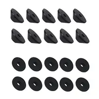 10x Toilet Water Tank Sealing Gaskets Lavatory Fittings Bathroom Seat Hinge 1