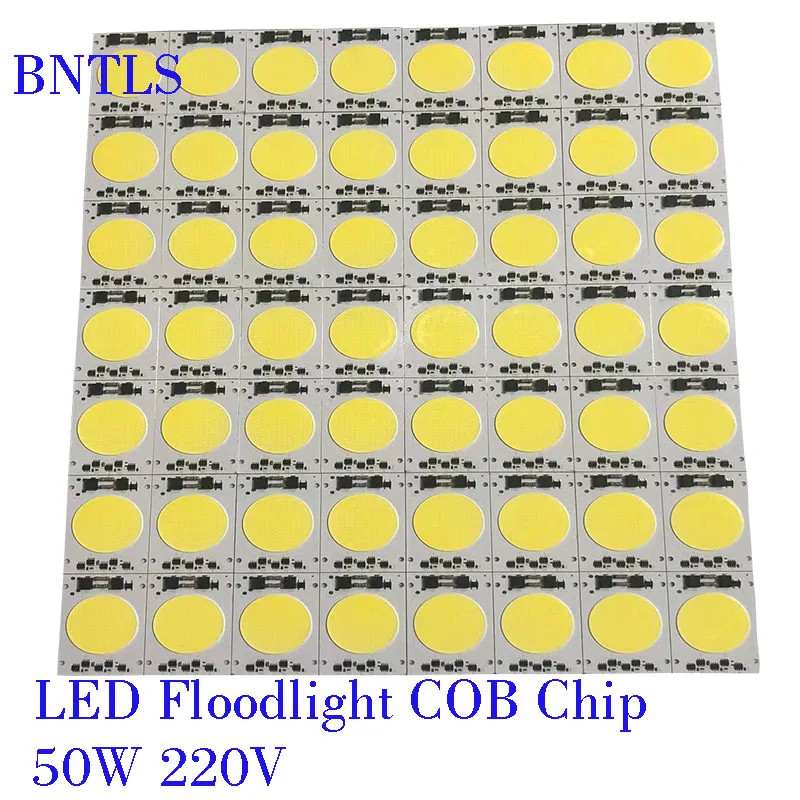 COB LED Chip 50W Power Cold White Warm Light Without Driver AC220V Floodlight Chip 1pcs lot tas5624a tas5624addvr htssop44 new and original high power audio amplifier chip