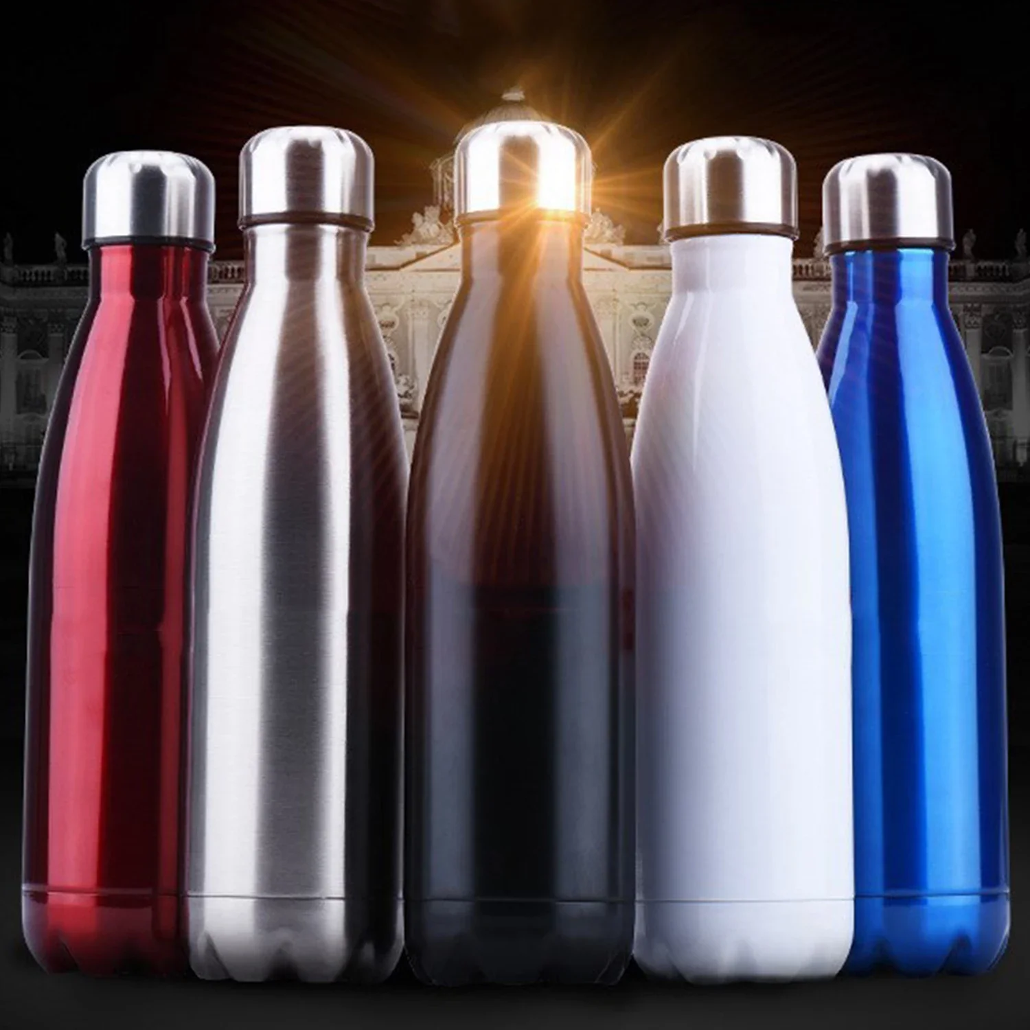 Vacuum Insulated Stainless Steel Water Bottle - New Hot Water Bottle  Stainless - Aliexpress