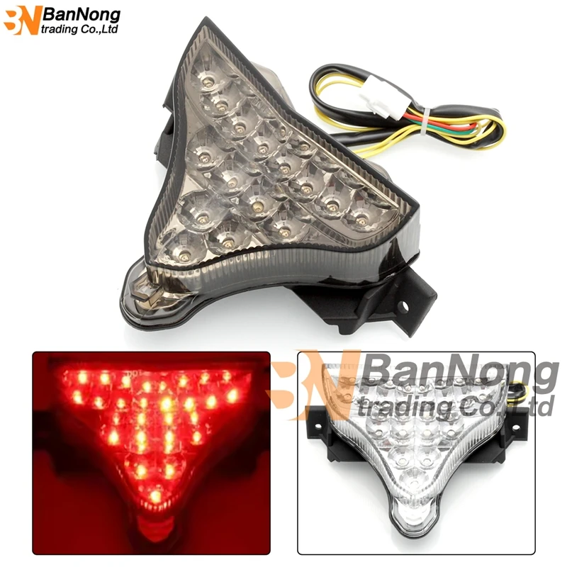 R1 Rear Light Led Motorcycle LED Integrated Rear Tail Light Taillight with Turn Signals ...