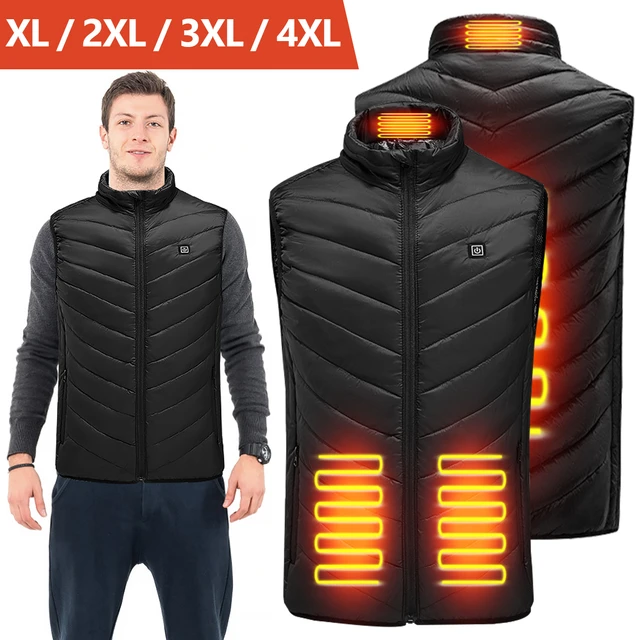 Dr.Prepare Unisex Heated Vest - 6 Heating Zones & Plus Size