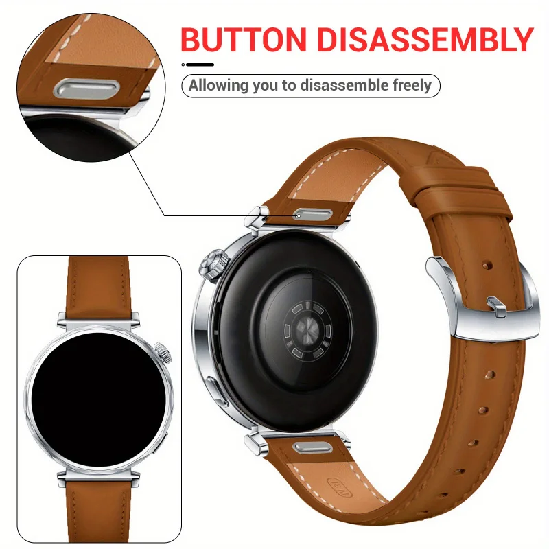 Stylish Quick Release Watch Band Strap, 18mm Connector