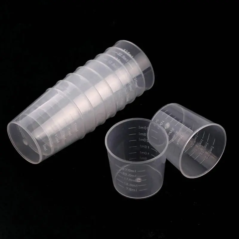 

100Pcs/set Silicone Measuring Cups for Resin Mixing Cups Resin Tools Disposable